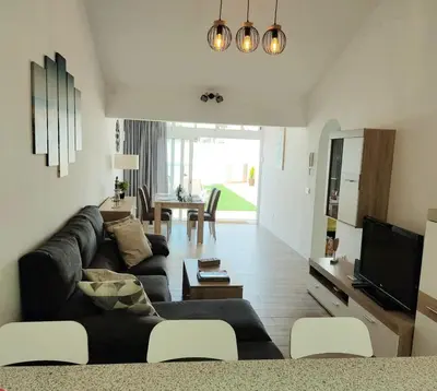 Zona de estar de Villa Orquidea with private garden