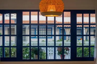 Un balcón o terraza de Bungalow en Pasito V15