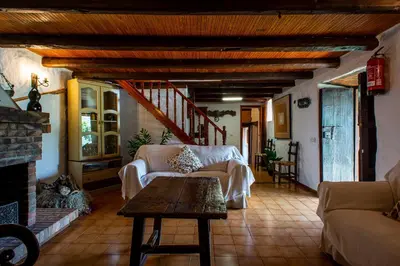 Zona de estar de Casa Rural El Majano
