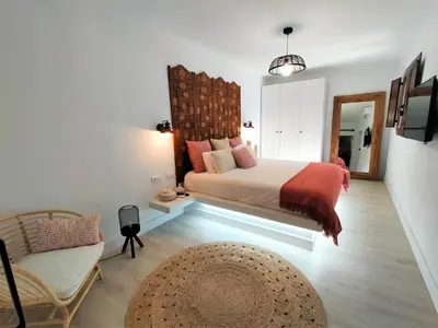 Cama o camas de una habitación en Villa Aura