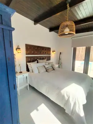 Cama o camas de una habitación en Villa Aura