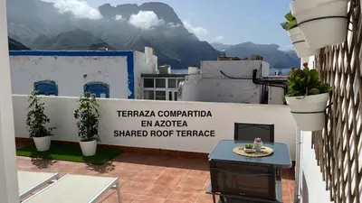 Vista general de una montaña o vista desde el apartamento