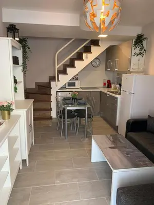 Una cocina o zona de cocina en Bungalow Playmar Maspalomas