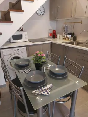 Una cocina o zona de cocina en Bungalow Playmar Maspalomas