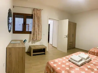 Cama o camas de una habitación en Apartamento La Cueva, Artenara By Artenatur