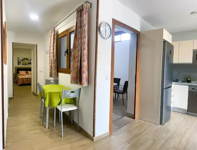 Una cocina o zona de cocina en Apartamento La Cueva, Artenara By Artenatur