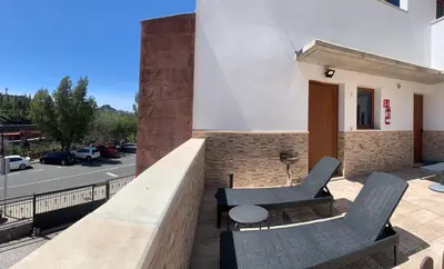 Un balcón o terraza de Apartamento La Cueva, Artenara By Artenatur