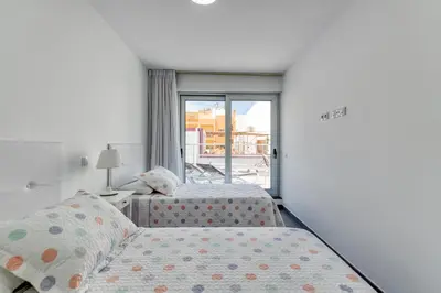 Cama o camas de una habitación en Amarre Paradise