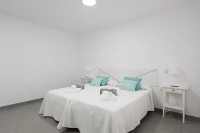Cama o camas de una habitación en Amarre Paradise