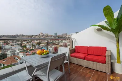 Un balcón o terraza de Living Las Canteras Homes - BEACHSIDE TERRACE BIKES