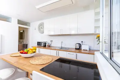 Una cocina o zona de cocina en Yumbo Teror Two Bedroom Apartment