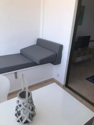 Zona de estar de Yumbo Beach Apartment 2 with high speed free internet