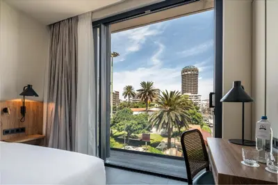 Cama o camas de una habitación en Hotel LIVVO Lumm