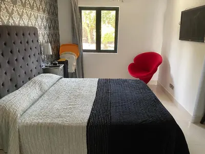 Cama o camas de una habitación en Sun club playa del águila by la piedra viva