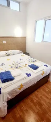 Cama o camas de una habitación en Fun & Relax Apartment
