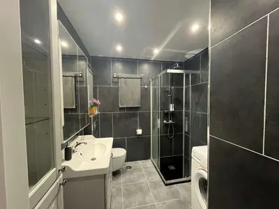 Un baño de Ferienwohnung mit grandioser Aussicht