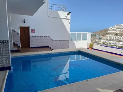 Piscina en o cerca de Ferienwohnung mit grandioser Aussicht