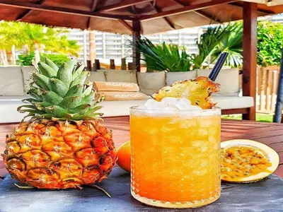 Bebidas en Duplex Walk to Anfi Beach 3 Pools Large Terrace