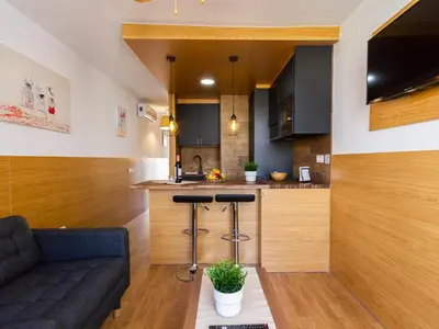Una cocina o zona de cocina en Swimsuit Friendly Holiday Home