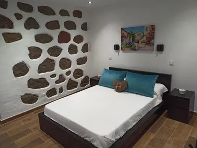Cama o camas de una habitación en Casa Leon