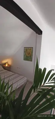Cama o camas de una habitación en La Casita de Juani,Leoeser