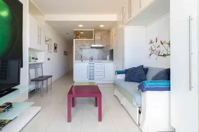 Una cocina o zona de cocina en Canteras Beach Apartment