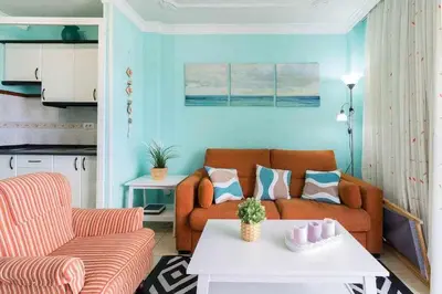 Zona de estar de Sunrise View Apartment