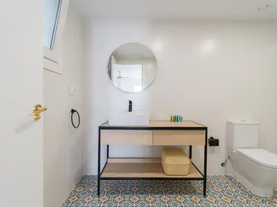 Un baño de Pasitoblanco Porto Mare 44 Seaview Villa private heated pool