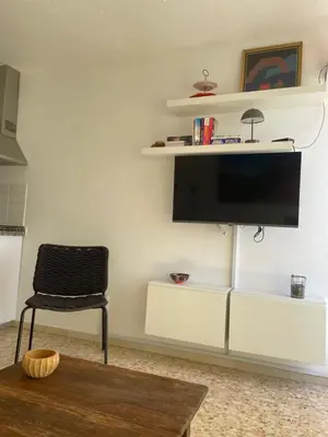 Una televisión o centro de entretenimiento en Jumana Apt 107 Gran Canaria