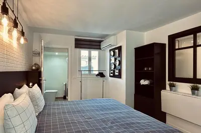 Cama o camas de una habitación en B&B Casa en La Montaña
