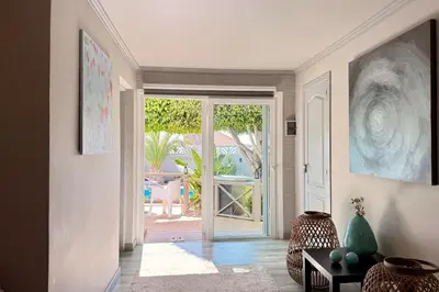 Zona de estar de B&B Casa en La Montaña