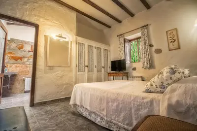 Cama o camas de una habitación en Hotel Rural LIVVO Maipez