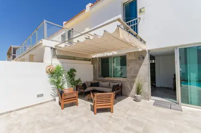 Un balcón o terraza de Vv Sunny Holiday Villa Maspalomas