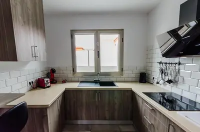 Una cocina o zona de cocina en Vv Sunny Holiday Villa Maspalomas