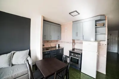 Una cocina o zona de cocina en Sunset Apartment Sonnenland