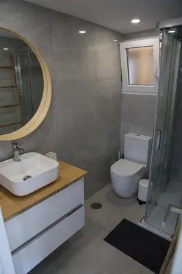 Un baño de Precioso Bungalow en complejo privado con piscina
