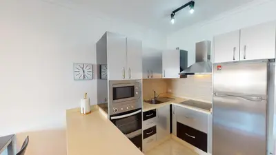 Una cocina o zona de cocina en Tropical Paradise