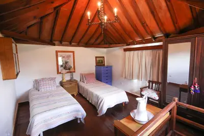 Cama o camas de una habitación en La Ventana del Bentayga
