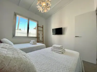 Cama o camas de una habitación en Sun golf house