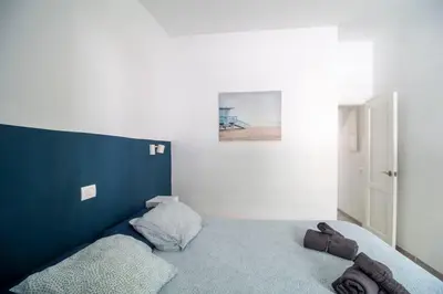Cama o camas de una habitación en El Nidito