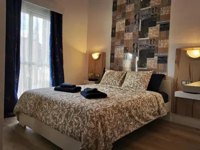 Cama o camas de una habitación en VILLA ORIETTA