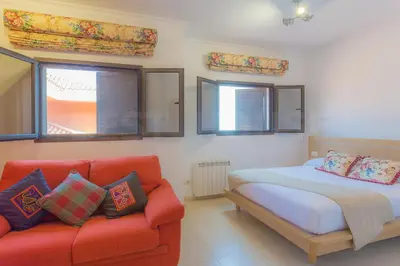 Cama o camas de una habitación en Rural Apartments with Community Pool