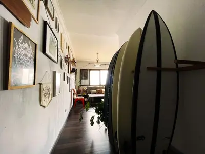 Zona de estar de Villa Atlántida. Precioso apartamento con ventanas al mar