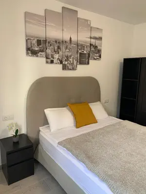 Cama o camas de una habitación en Villa Rosaura
