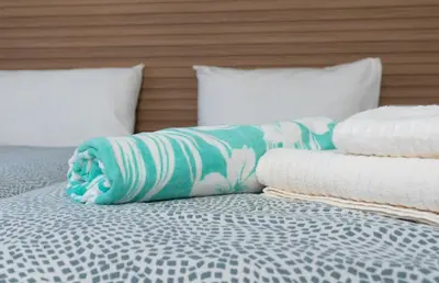 Cama o camas de una habitación en Bungalow Playa del Inglés