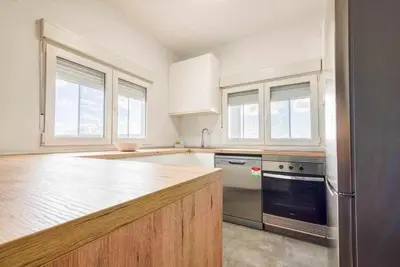 Una cocina o zona de cocina en Villa Adrián