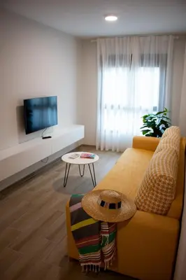 Una televisión o centro de entretenimiento en Gloriamar Las Canteras