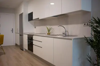 Una cocina o zona de cocina en Gloriamar Las Canteras