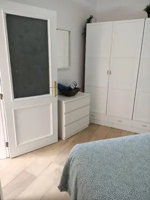Cama o camas de una habitación en YourCanterasBeachApartment