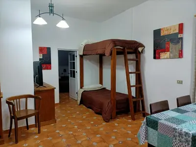 Cama o camas de una habitación en Vista Tunte, Camino de Santiago